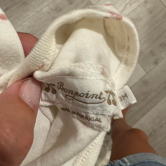 Bonpoint cherry print baby onesie - Picture 3 of 3